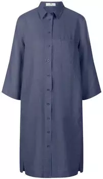 Peter Hahn Kleid 3/4-Arm blau (127109)