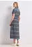 Street One Midi-Kleid mit Zick-Zack-Muster Blau (A14483437606)