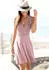 Vivance Dreams Jerseykleid mit Alloverdruck in Wickeloptik (85584359) rose/mauve