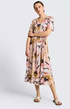 Tom Tailor Midi Dress rosa