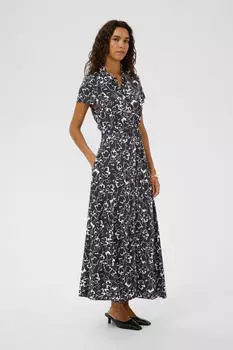 Soaked in Luxury SLArjana Hemdblusenkleid Regular Fit schwarz