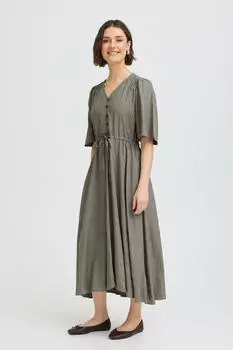 Fransa FRLaya Kleid (20617671) dunkelgrau/weiß