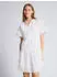 Tom Tailor Denim Kleid mit Volants (1035899) weiß