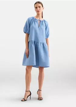 Seidensticker Summer Dress 1/2 Rundhals Uni (60.851478-0012-38) hellblau