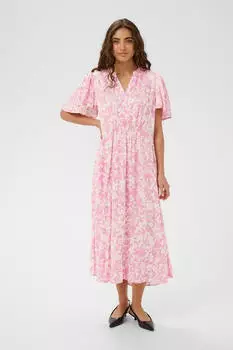 Culture CUjenny Blusenkleid helllila/wollwei&szlig;