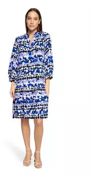Betty Barclay Sommerkleid mit 3/4 Arm (12693804) blau/beige