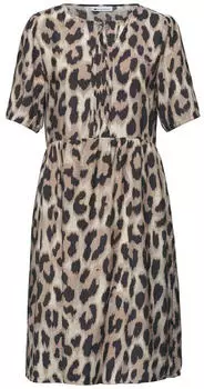 Street One A144911 Maxikleid Comfort Fit mit Allover-Print timeless beige