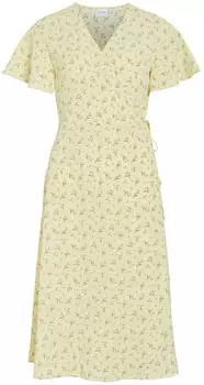 Vila VILovie Kleid (31863068) pastel yellow/aster