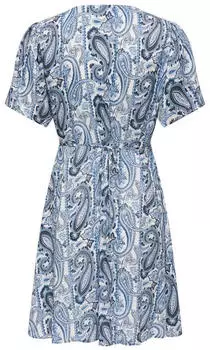 Only ONLEVIDA Kurzes Kleid Regular Fit marine/azur/hellblau/wei&szlig;