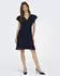 Only ONLALLY S/S MIDI Dress WVN nachtblau
