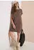 Cecil Musselin Midi Kleid mit Kurzarm (B14494217570S) beige