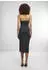 Urban Classics Ladies Long Racerback Rib Dress (TB7499) schwarz