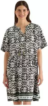 Cecil Flower Print Kleid Midikleid khaki