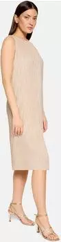 Betty Barclay 1116/3406 Midi Kleid mit Falten, ärmellos (92778023) grau beige