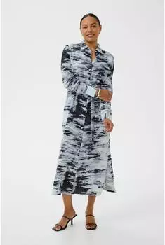 Kaffe KAkeri Midi Dress (58617638) nantucket/midnight abstract
