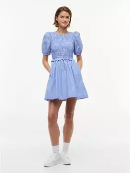 Tommy Hilfiger TJW Poplin Smock Mini Dress Slim Fit (DW0DW23114) blue/stripe