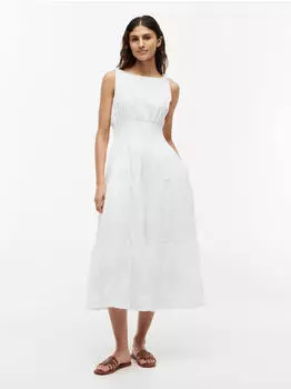Tommy Hilfiger Kleid Normale Passform (THSc6uu005000005) ecru/weiß