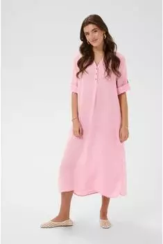 Cream CRBellis Midi Kleid Gerades Schnitt (10615405) pink nectar