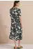 Cecil Jerseykleid mit V-Neck und Print (B144960) palm breeze grün