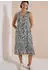 Cecil Jersekleid mit V-Ausschnitt und Print (B144832) palm breeze green