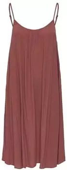 Only ONLMAI STRAP DRESS WVN CS Trägerkleid (54340538) henna