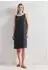Street One Frauen Knielanges Kleid mit Schnallendetail in Blau Gr: (A14496617502)