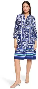 Betty Barclay Sommerkleid mit 3/4 Arm (23666529) dunkelblau/weiß