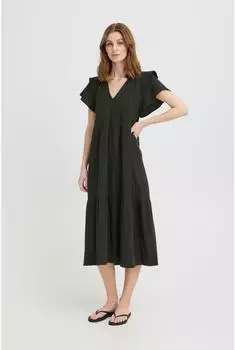 ICHI IHLIFANA Kleid schwarz