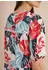 Cecil Midi Dress mit Split Neck und Print (B144956) light alabaster white