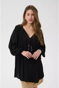 Cream CRTallon Midi Dress pitch schwarz