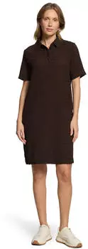 Cartoon Polokleid mit Eingrifftaschen (97151761) dunkelbraun