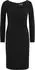 Vera Mont Figurbetontes Langarmkleid mit V-Ausschnitt (0235/4835) schwarz