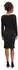 Vera Mont Figurbetontes Langarmkleid mit V-Ausschnitt (0235/4835) schwarz