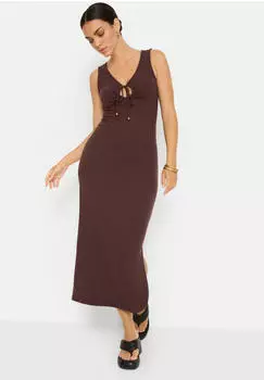 Lascana Midikleid dunkelbraun