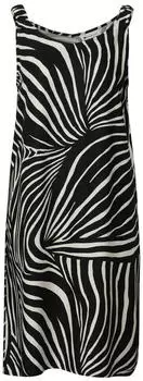 Street One Knielanges Kleid mit gerafften Trägern (A144965) black