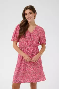 Cream CRTiah Blusenkleid (70911001) bright pink small flowers