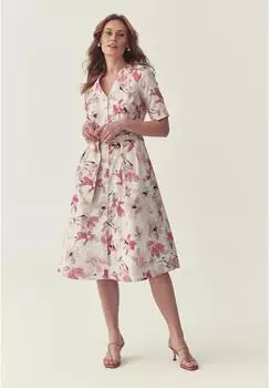 Tatuum Niki Kleid beige/hellpink/offwhite