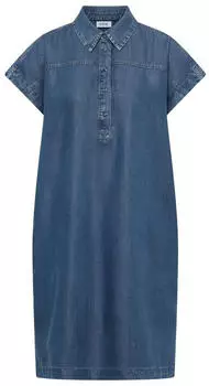 Cecil Knielanges Kleid im Denim-Look (CCB14501210281XXL) blau