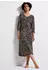 Street One Gemustertes Midi-Kleid (A144498) schwarz