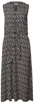 Street One Midi-Kleid mit Split Neck und Zipper (A144973) clay sand