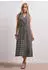 Street One Midi-Kleid mit Split Neck und Zipper (A144973) clay sand