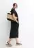 bonprix Pure Linen Kaftan Dress schwarz