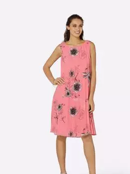 Witt Weiden Floral Print &Auml;rmellos Kleid (746765) flamingo-grau-bedruckt