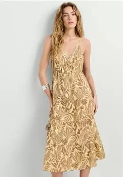 Pepe Jeans Flora Dress Midi Kleid braun/cappuccino