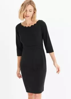 bonprix Pencil Dress Taillierte Passform (96479495) schwarz