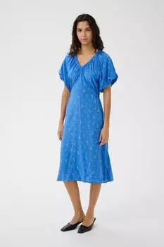 Soaked in Luxury SL Arjana Kleid regatta ditsy print