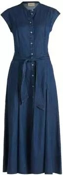 Cartoon Denim dress with slash pockets (10137265) blau