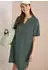 Cecil Blusenkleid knielang aus Leinenmix (CCB14475017325XS) oliv