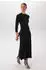 Aniston Midikleid mit Smok-Details und Blätterdruck (79953307) schwarz