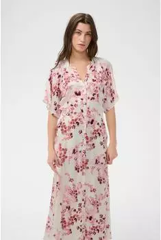 Part Two AlajaPW Kleid pink shadow flower print